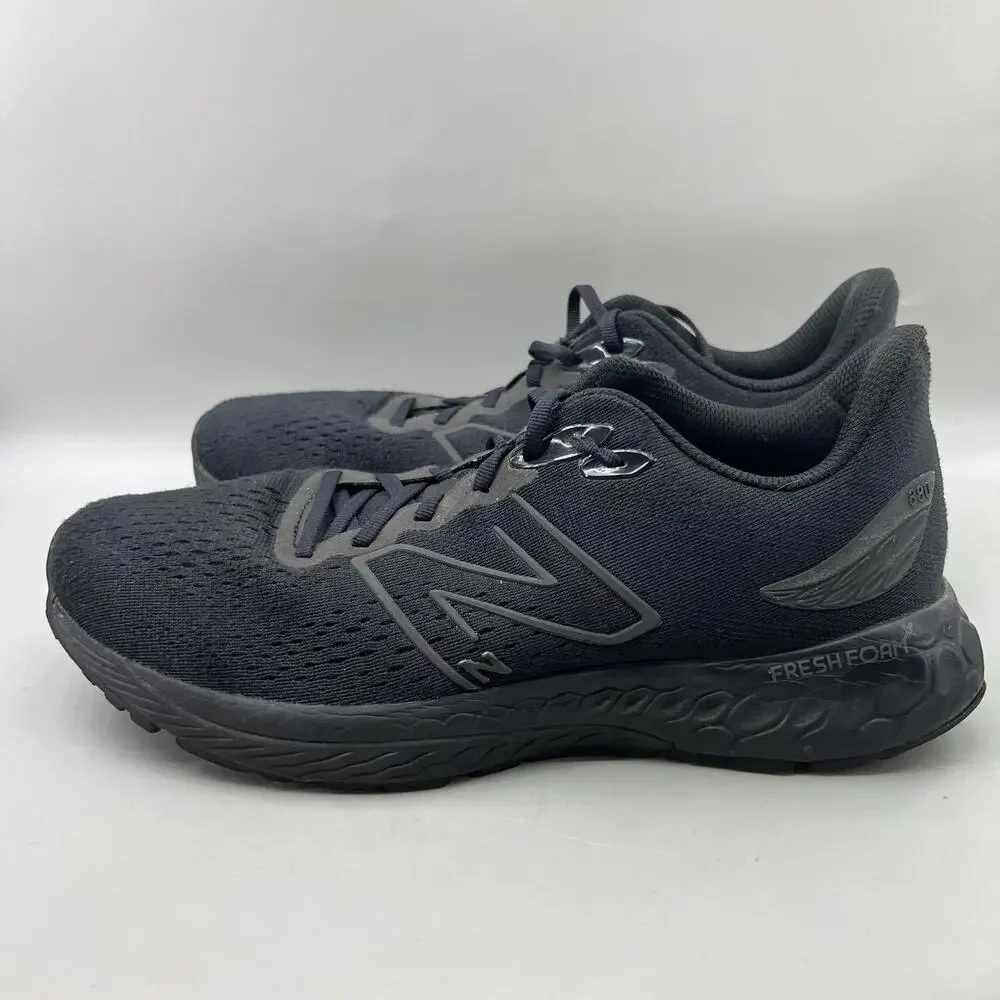 New Balance Fresh Foam 880 v12 Running Shoes Men Size 11.5 Black Comfort Sneaker
